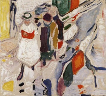 抽象的かつ装飾的 Painting - 路上の子供たち 1915 エドヴァルド・ムンク 表現主義